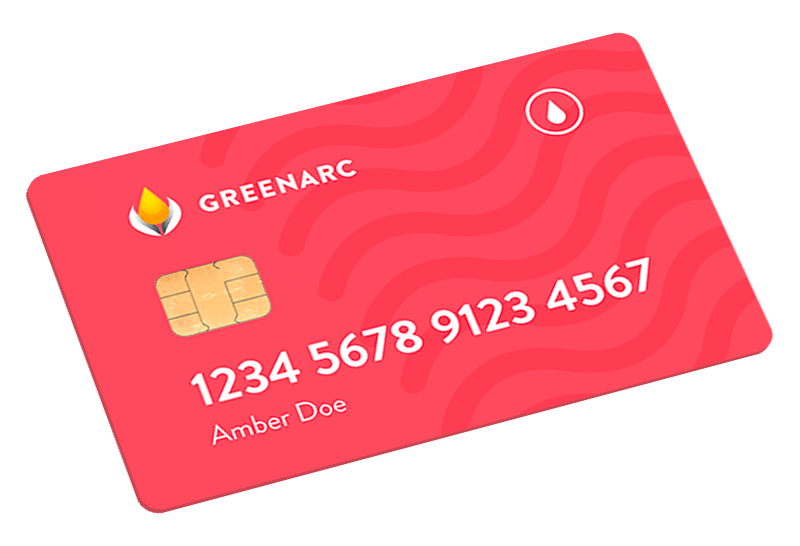 Greenarc Fuel Card - Red